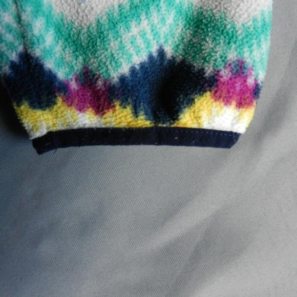 Patagonia Synchilla Sweater Adult Size Medium Blue Geometric Fleece Snap T 25455 - Picture 6 of 15
